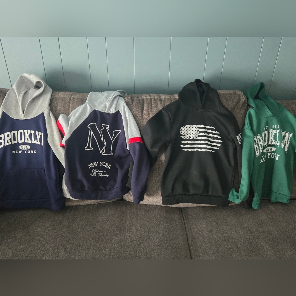 Bundle Of 4 Boy Sweatshirt Hoodies